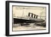 French Line, Cgt, Dampfschiff France, Paquebot-null-Framed Giclee Print