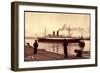 French Line, Cgt, Dampfschiff Marrech, Bordeaux-null-Framed Giclee Print