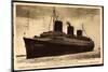 French Line, Cgt, Dampfschiff Normandie, Paquebot-null-Mounted Giclee Print