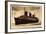 French Line, Cgt, Dampfschiff Normandie, Paquebot-null-Framed Giclee Print