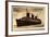 French Line, Cgt, Dampfschiff Normandie, Paquebot-null-Framed Giclee Print