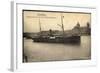 French Line, Cgt, Dampfschiff Oudjda Am Hafen-null-Framed Giclee Print