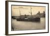 French Line, Cgt, Dampfschiff Oudjda Am Hafen-null-Framed Giclee Print