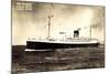 French Line Cgt, De Grasse, Dampfschiff in Fahrt-null-Mounted Giclee Print