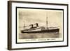 French Line Cgt, Paquebot Espagne, Dampfschiff-null-Framed Giclee Print
