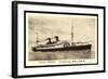 French Line Cgt, Paquebot Espagne, Dampfschiff-null-Framed Giclee Print