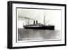 French Line, Cgt, Paquebot Mecknes, Dampfschiff-null-Framed Giclee Print