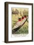 French Line Cgt Poster-null-Framed Photographic Print