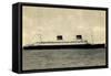 French Line Cgt, S.S. Liberté, Dampfschiff-null-Framed Stretched Canvas