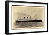 French Line, Cgt, S.S. Paris, Dampfschiff in Fahrt-null-Framed Giclee Print