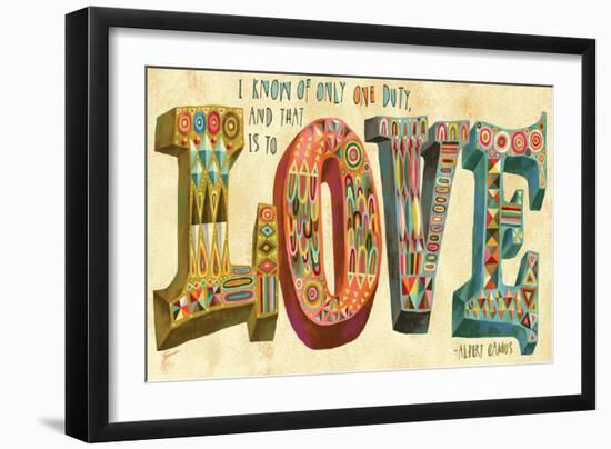 French Love-Richard Faust-Framed Art Print