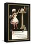 French Maid Toasting Skull-null-Framed Stretched Canvas