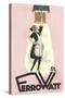 French Maid with Light Bulb-null-Stretched Canvas