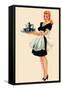 French Maid-null-Framed Stretched Canvas