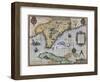 French Map Of Florida - Floridae Americae Provinciae 1564-Vintage Lavoie-Framed Giclee Print