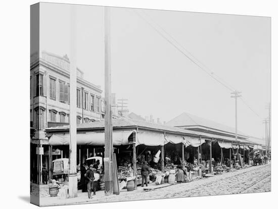 French Market, New Orleans, Louisiana-null-Stretched Canvas