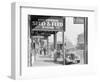 French market sidewalk scene at the Waterfront in New Orleans, Louisiana, 1935-Walker Evans-Framed Photographic Print