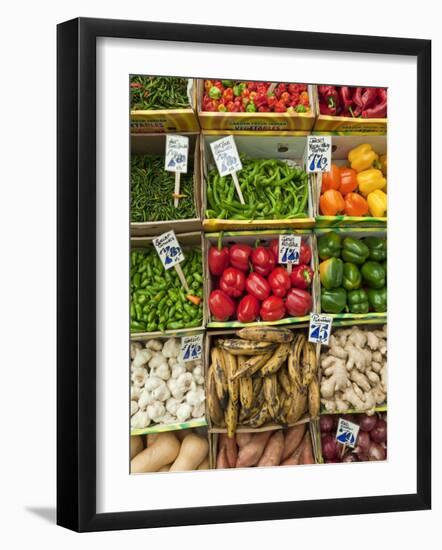 French Market, St. Helier, Channel Islands, UK-Gavin Hellier-Framed Photographic Print