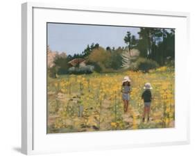 French Meadow, 1991-Gillian Furlong-Framed Giclee Print