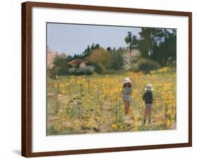 French Meadow, 1991-Gillian Furlong-Framed Giclee Print