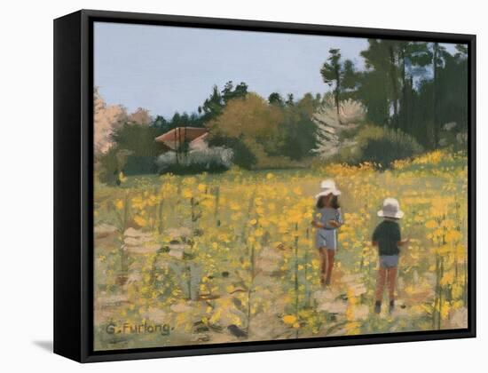 French Meadow, 1991-Gillian Furlong-Framed Stretched Canvas