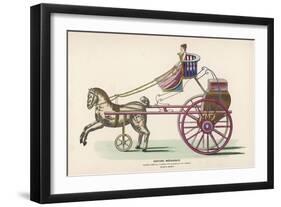 French Mechanical Carriage-null-Framed Art Print