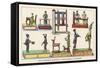 French Mechanical Toys-null-Framed Stretched Canvas