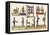 French Mechanical Toys-null-Framed Stretched Canvas