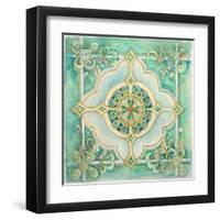 French Medallion IV-Janice Gaynor-Framed Art Print