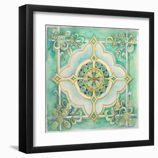 French Medallion IV-Janice Gaynor-Framed Art Print