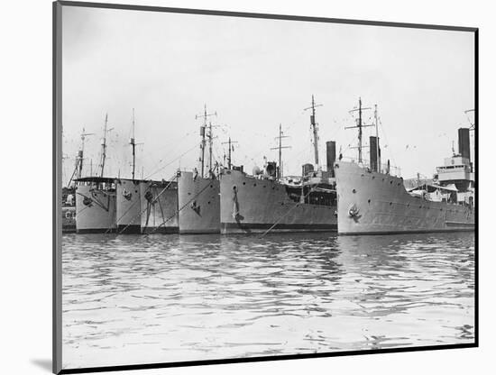 French Mediterranean War Fleet-null-Mounted Photographic Print