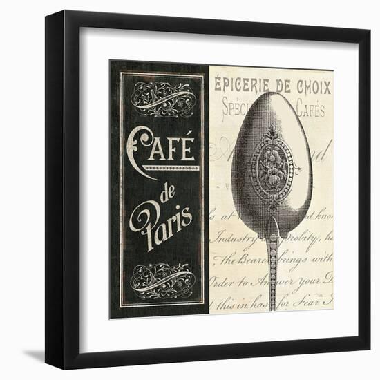 French Menu I-Jess Aiken-Framed Art Print