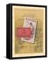 French Menu-Jennifer Matla-Framed Stretched Canvas