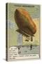 French Military Airship Malecot, Issy, France, 1908-null-Stretched Canvas