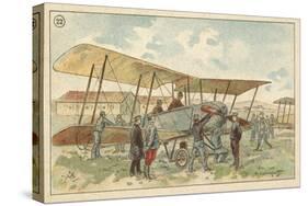 French Military Biplane-null-Stretched Canvas