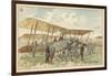 French Military Biplane-null-Framed Giclee Print