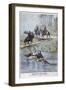 French Military Maneuvers, Fording a River, 1898-Henri Meyer-Framed Giclee Print