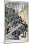 French Military Manoeuvres in the Vosges Mountains, 1896-F Meaulle-Mounted Giclee Print