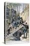 French Military Manoeuvres in the Vosges Mountains, 1896-F Meaulle-Stretched Canvas