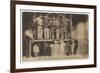 French Miners at Montceau-Les- Mines Central France-null-Framed Art Print