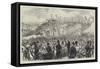 French Ministers of State Laying the Foundation-Stone of New Harbour Works at Boulogne-Charles Robinson-Framed Stretched Canvas