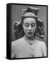 French Model Showing Off New Spring Hat Design-Gordon Parks-Framed Stretched Canvas