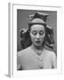 French Model Showing Off New Spring Hat Design-Gordon Parks-Framed Photographic Print