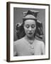 French Model Showing Off New Spring Hat Design-Gordon Parks-Framed Photographic Print