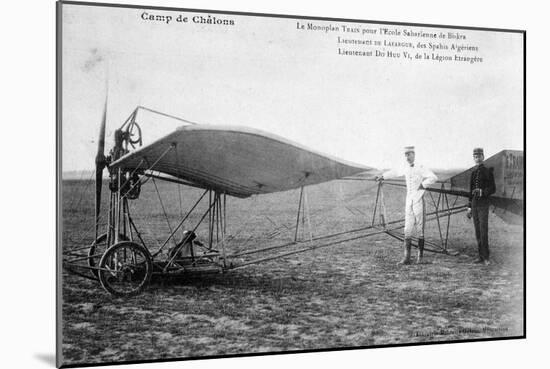 French Monoplane, Biskra, Algeria, C1911-null-Mounted Giclee Print