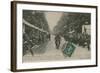 French Motorcycle Grand Prix, Fontainebleau, 22 June 1913. Lavanchy Winning-French Photographer-Framed Giclee Print