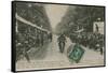 French Motorcycle Grand Prix, Fontainebleau, 22 June 1913. Lavanchy Winning-French Photographer-Framed Stretched Canvas