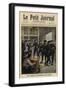 French Mountain Troops Dancing to a Barrel Organ-null-Framed Giclee Print