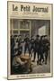 French Mountain Troops Dancing to a Barrel Organ-null-Mounted Giclee Print