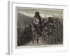 French Mounted Infantry for the War in Tonquin-null-Framed Giclee Print